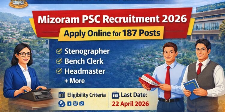 Mizoram PSC recruitment 2026