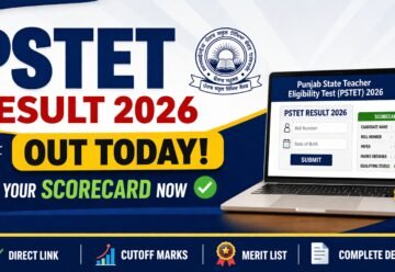 PSTET Result 2026 out today check scorecard link cut off marks merit list Punjab TET result