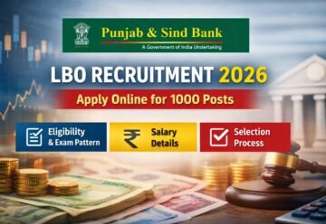 Punjab and Sind Bank LBO Recruitment 2026 apply online for 1000 posts notification eligibility salary details