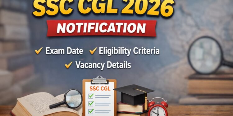 SSC CGL 2026 Notification Exam Date Eligibility Vacancy Details