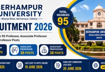 Berhampur University Recruitment 2026 Apply Online for 95 Professor Associate Professor and Assistant Professor Posts