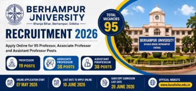 Berhampur University Recruitment 2026 Apply Online for 95 Professor Associate Professor and Assistant Professor Posts