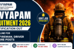 CG Vyapam Recruitment 2026 notification for 295 Fireman Driver and other posts
