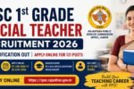 RPSC 1st Grade Special Teacher Recruitment 2026 Apply Online for 121 Posts