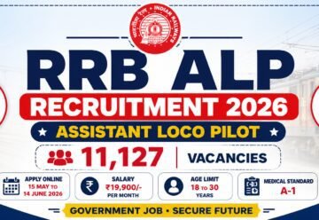 RRB ALP Recruitment 2026 Notification for 11127 Assistant Loco Pilot Posts
