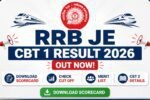 RRB JE CBT 1 Result 2026 Scorecard Download Cut Off Merit List