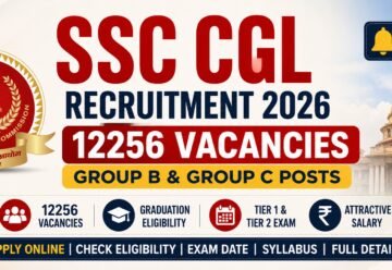 SSC CGL Recruitment 2026 Notification Out for 12256 Group B and Group C Posts