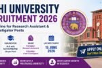 Delhi University Recruitment 2026 notification for Research Assistant and Field Investigator posts apply online before 15 June 2026
